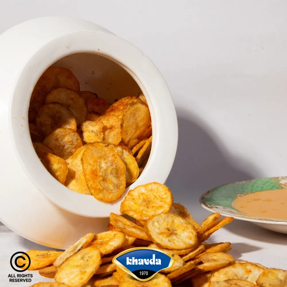 Red Chilli Round Banana Chips by Khavda Bhuj | 200 gms