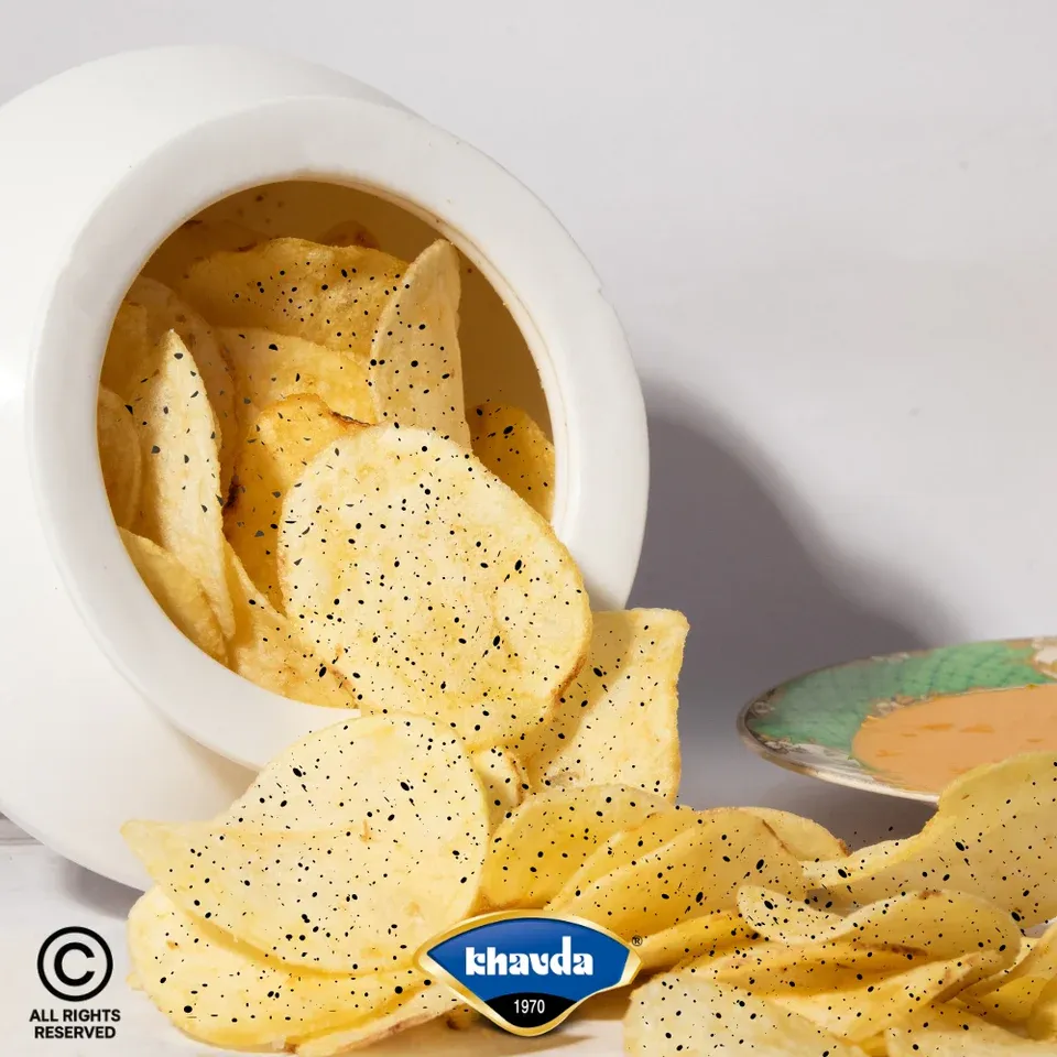 Black Pepper Potato Chips by Khavda Bhuj | 200 gms