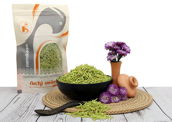 Palak Fudina Sev