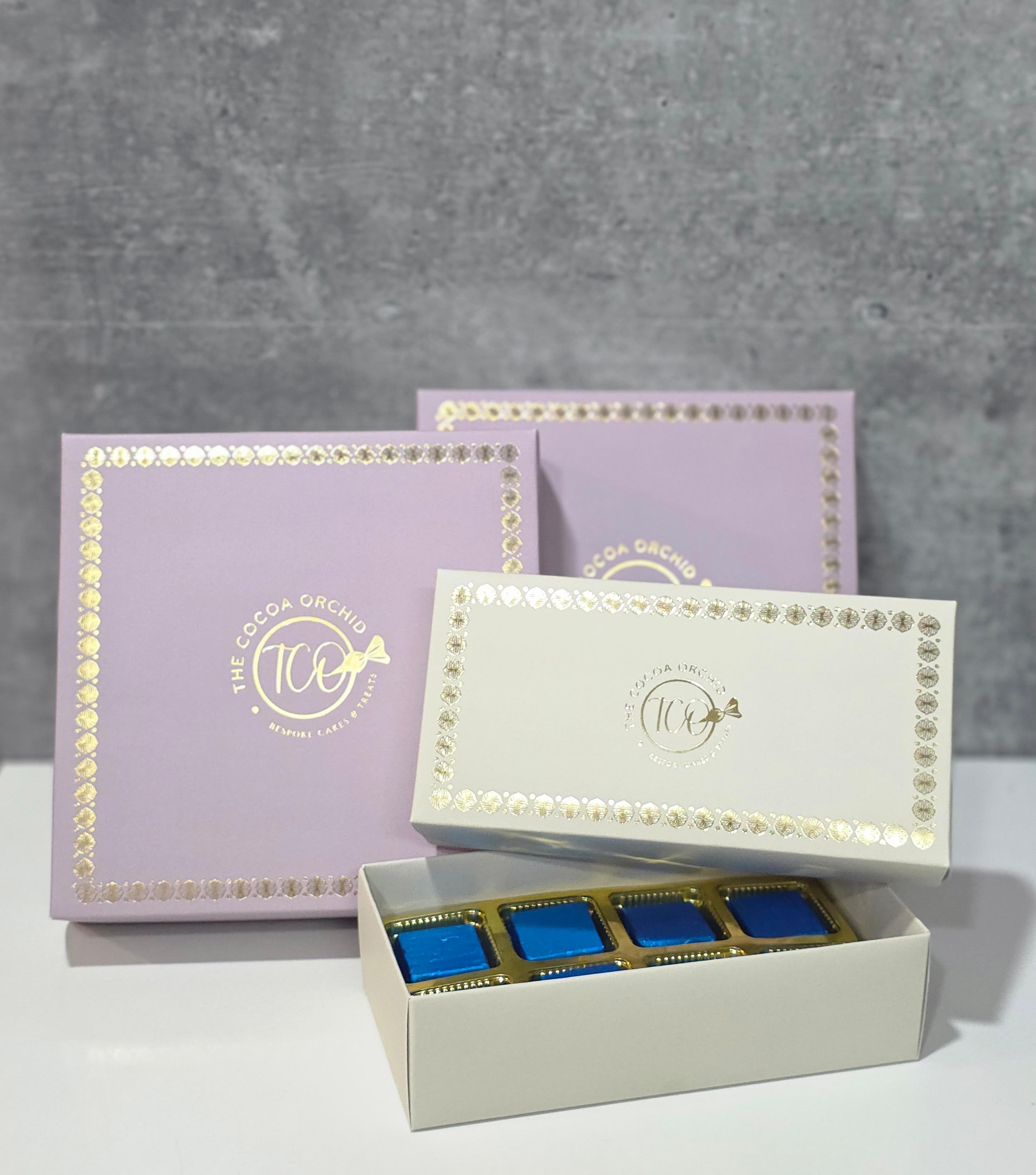 Bite size chocolate box