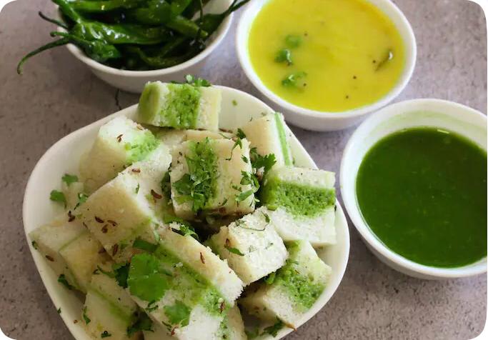 Sandwich Dhokla