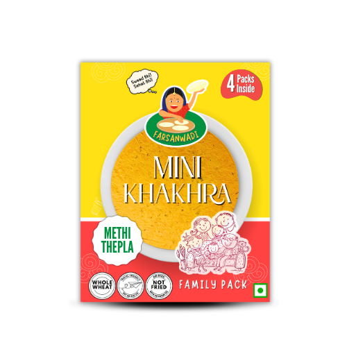 Methi Thepla Mini Khakhra Pack of 4