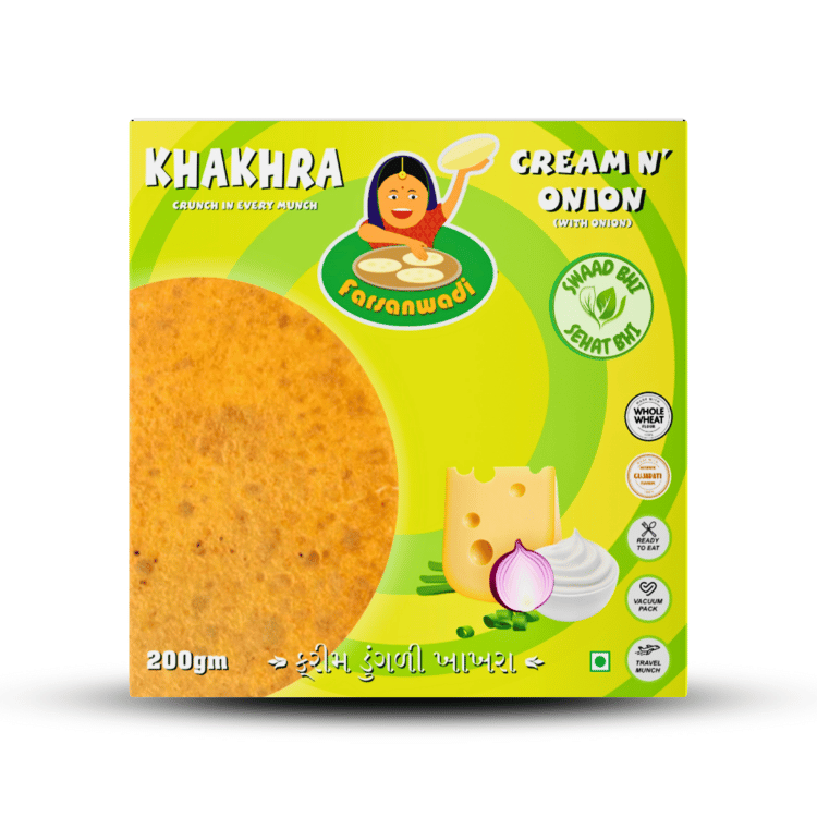 Cream Onion Khakhra