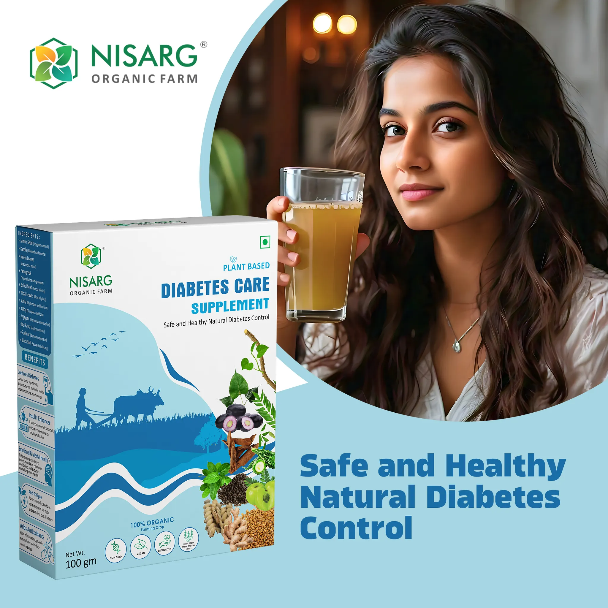 Diabetes Care Supplements | 100 gms