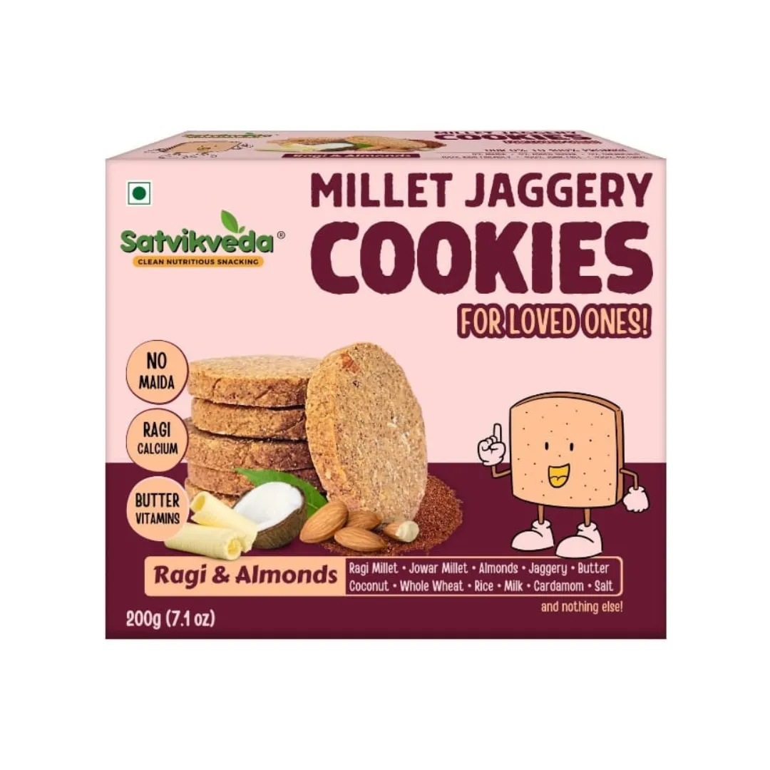 Ragi Almonds Cookies | 200 gms