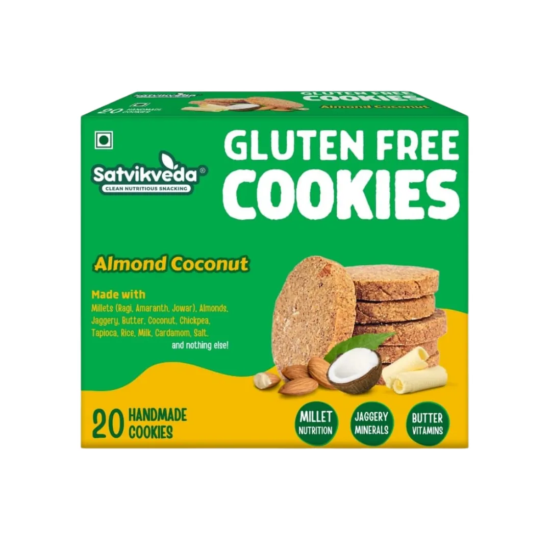Gluten Free Almond Coconut Cookies | 180 gms