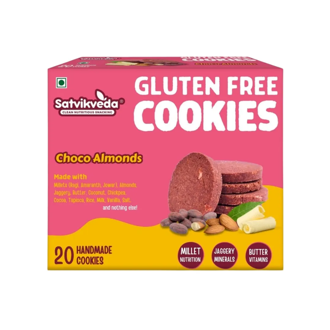 Gluten Free Choco Almonds Cookies | 180 gms