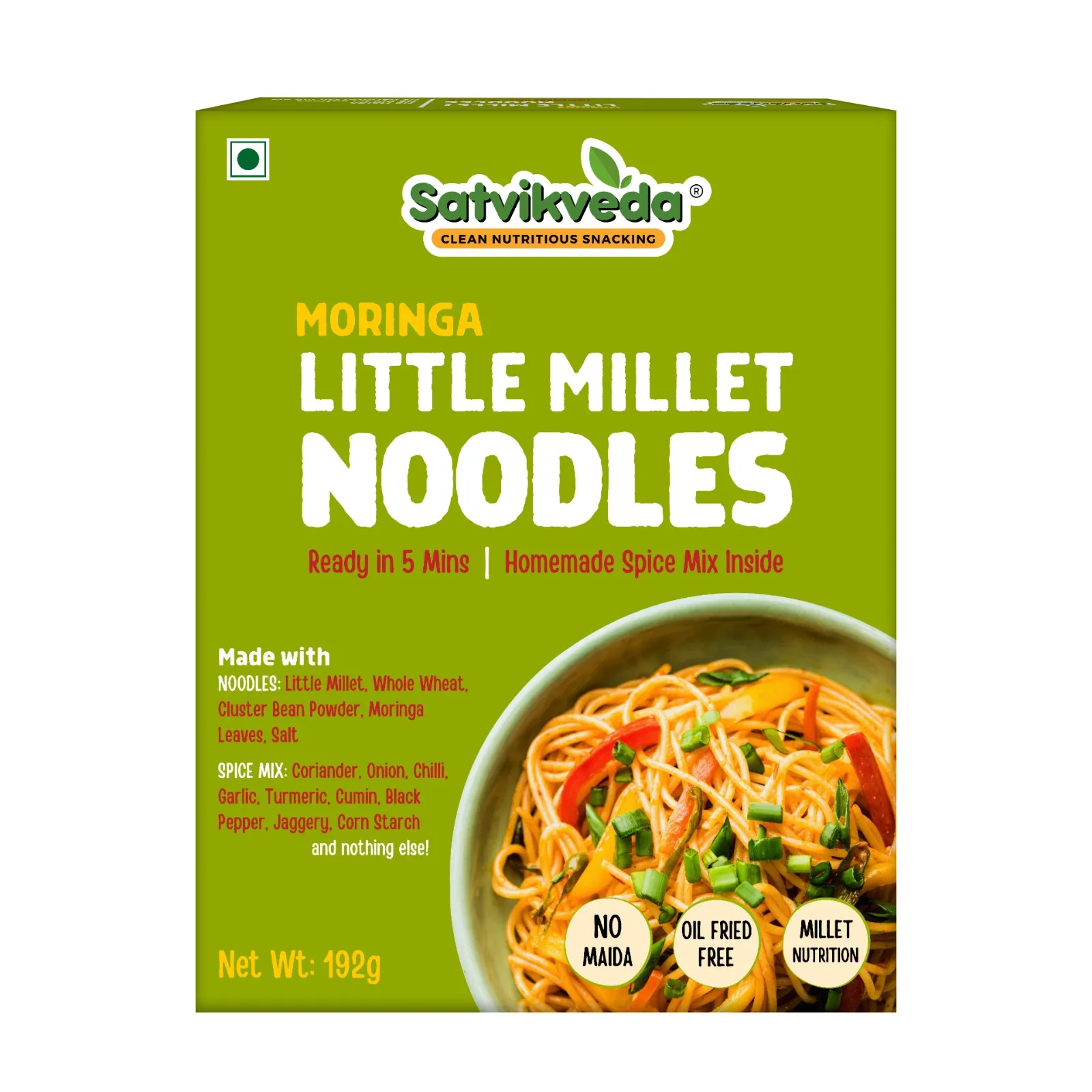 Moringa Little Millet Noodles | 192 gms