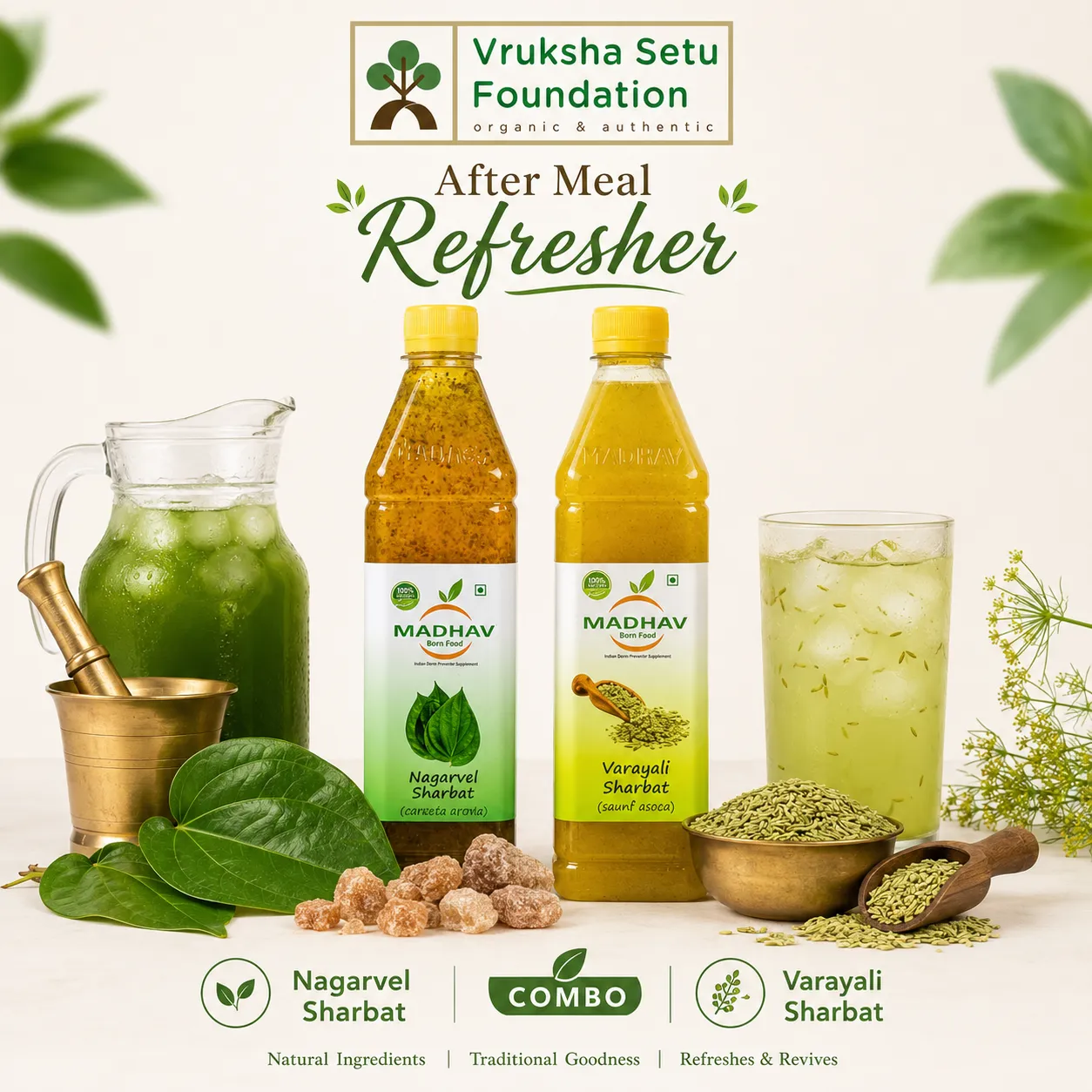 Body Detox Supplements by Vruksha Setu | 2 Flavours