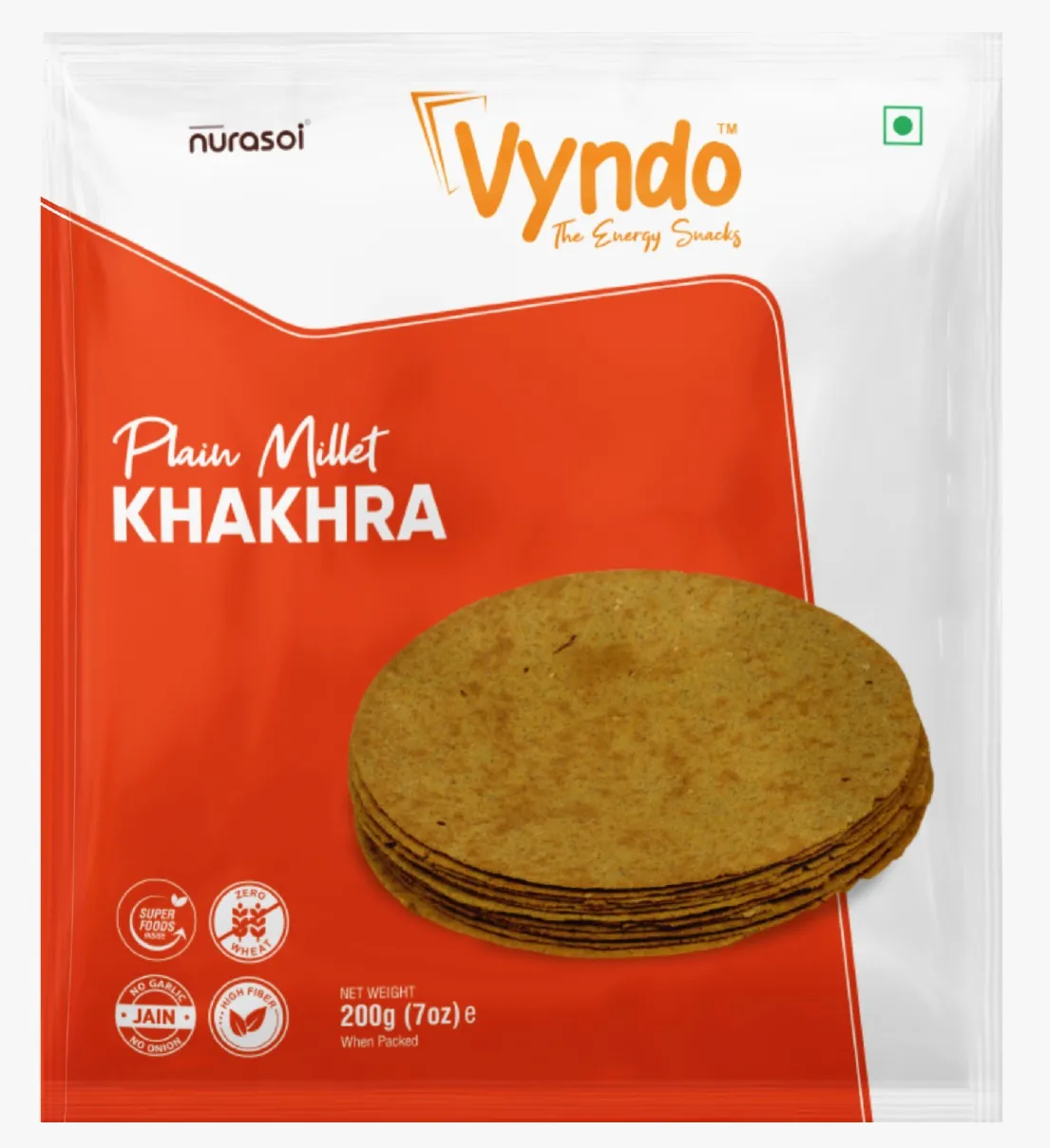 Plain Millet Khakhra