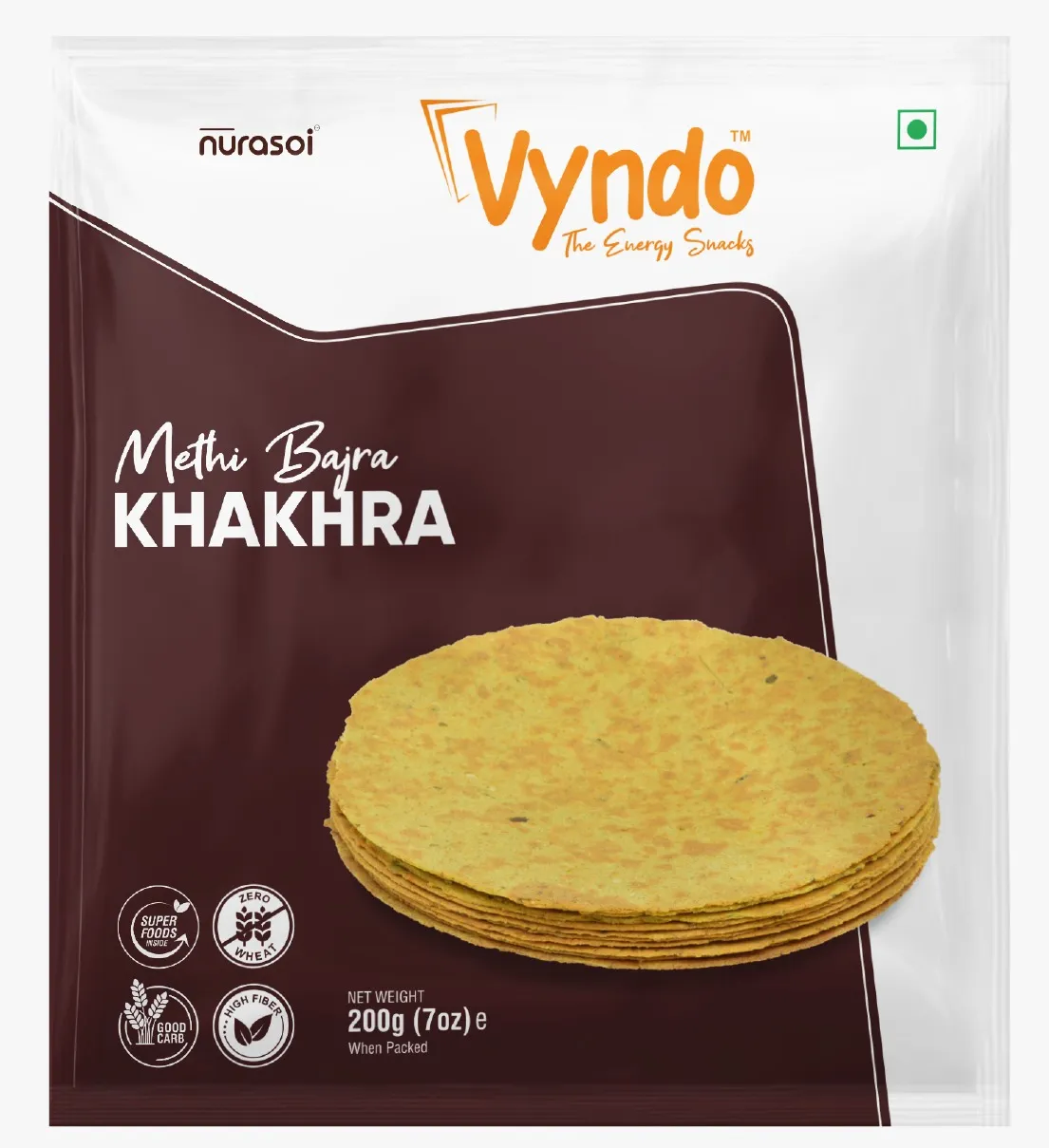 Methi Bajra Khakhra