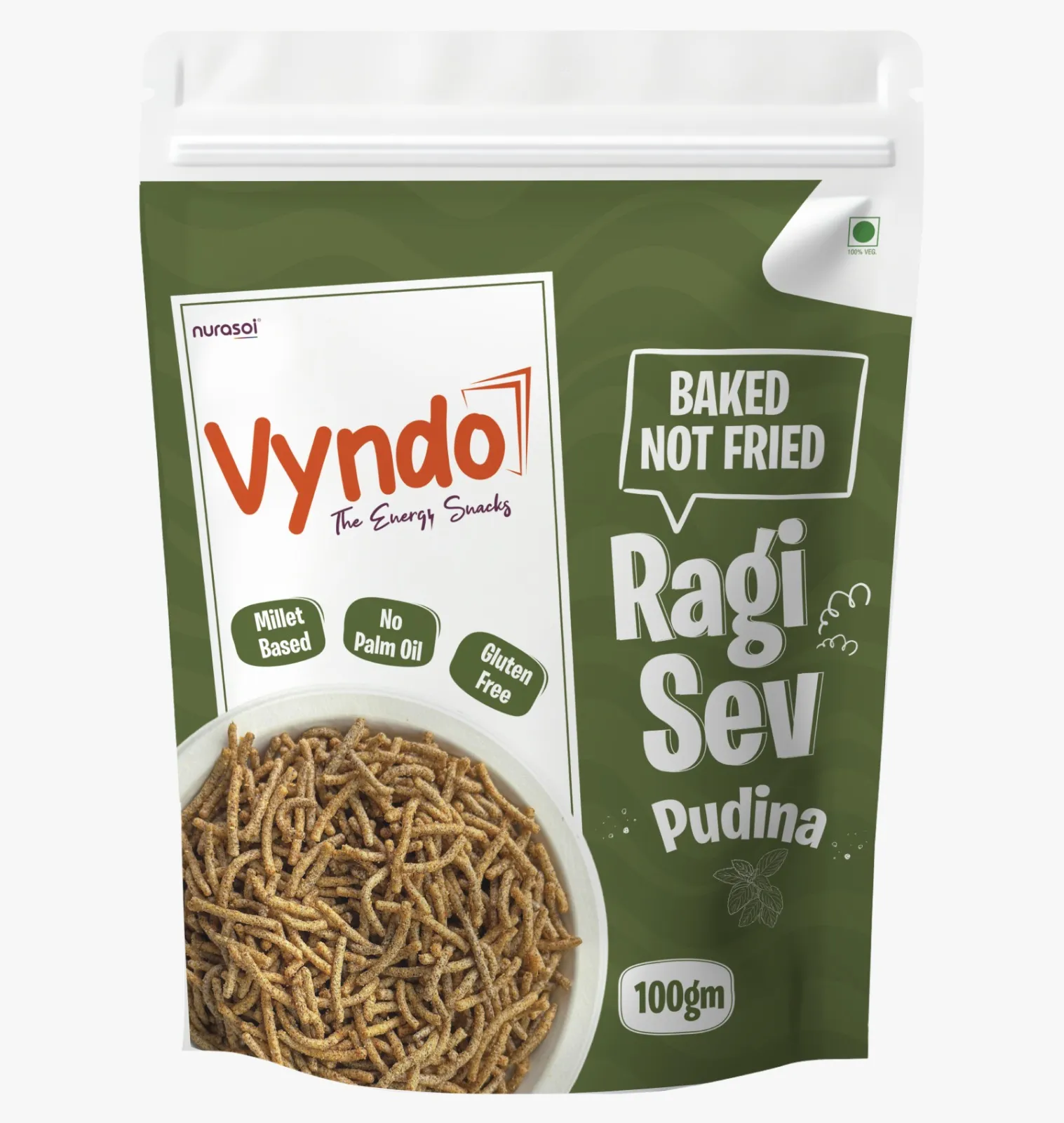 Ragi Millet Sev - Pudina