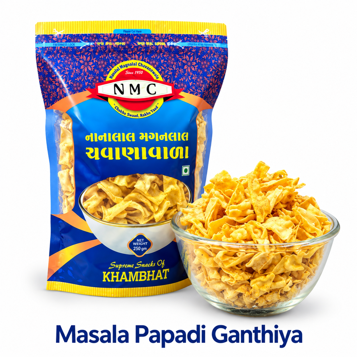 Masala Papdi Ganthiya by NMC Khambhat