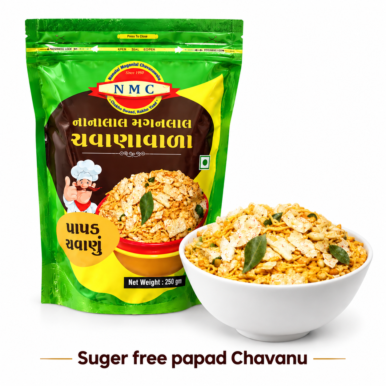 Sugar Free Papad Chavanu by NMC Khambhat
