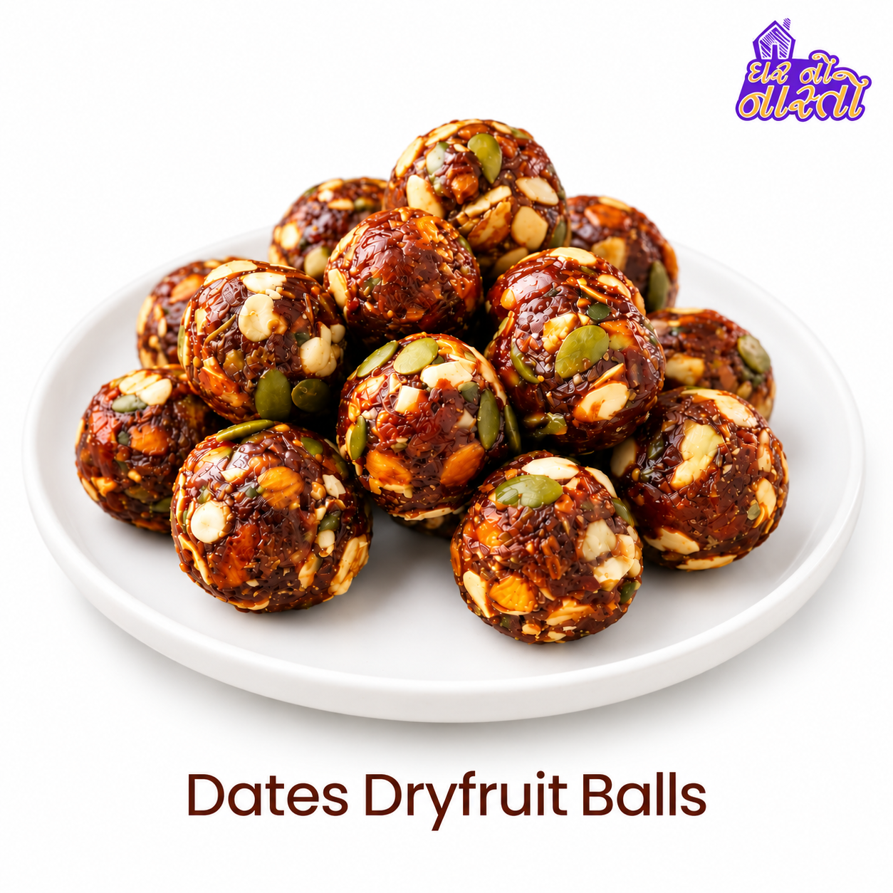 Dates Dryfruit Balls by Ghar No Nasto