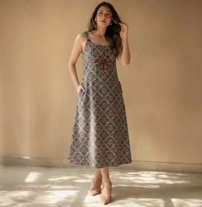 Spgeti A line Kurti