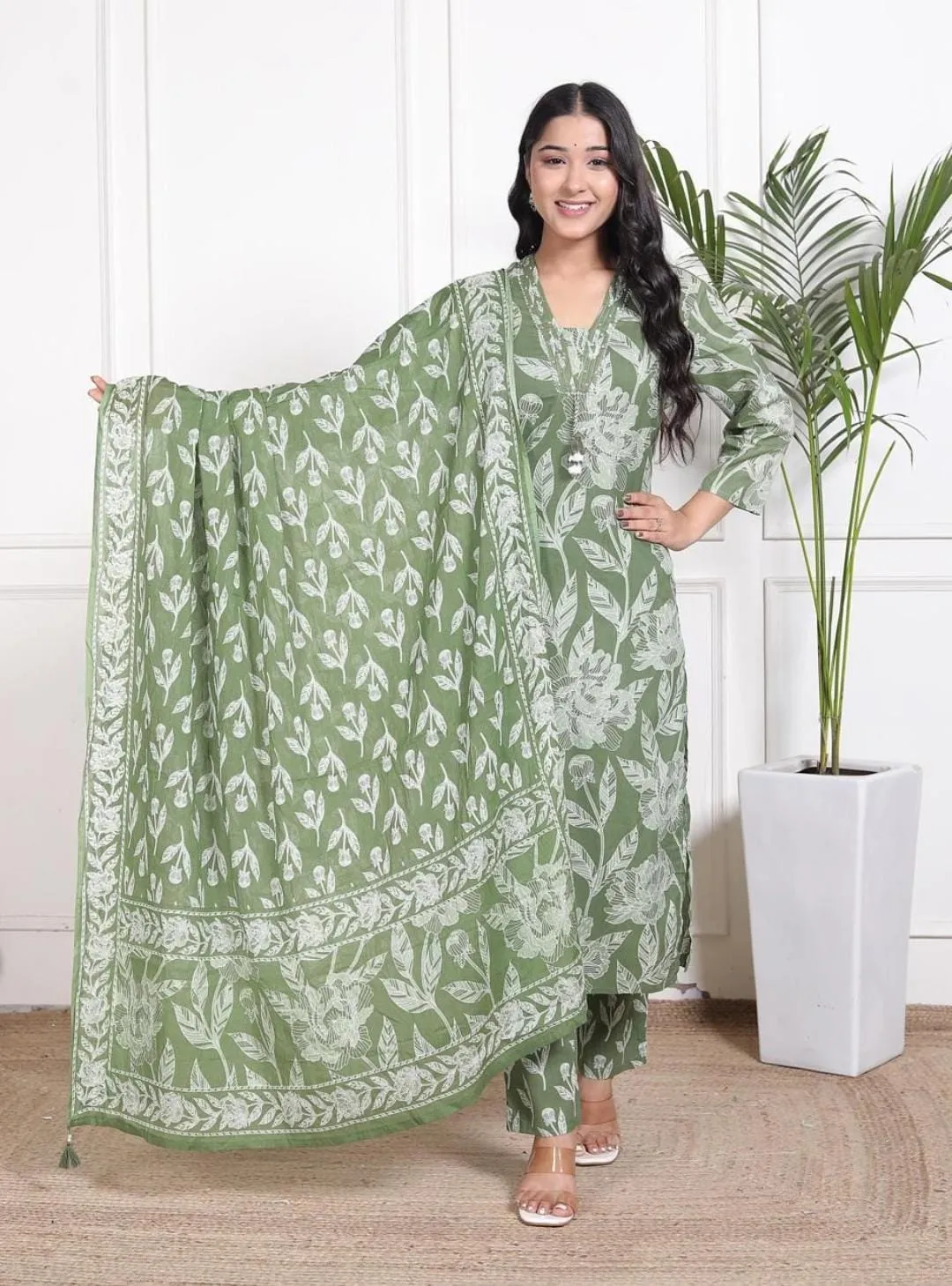 Jaipuri premium cotton suit