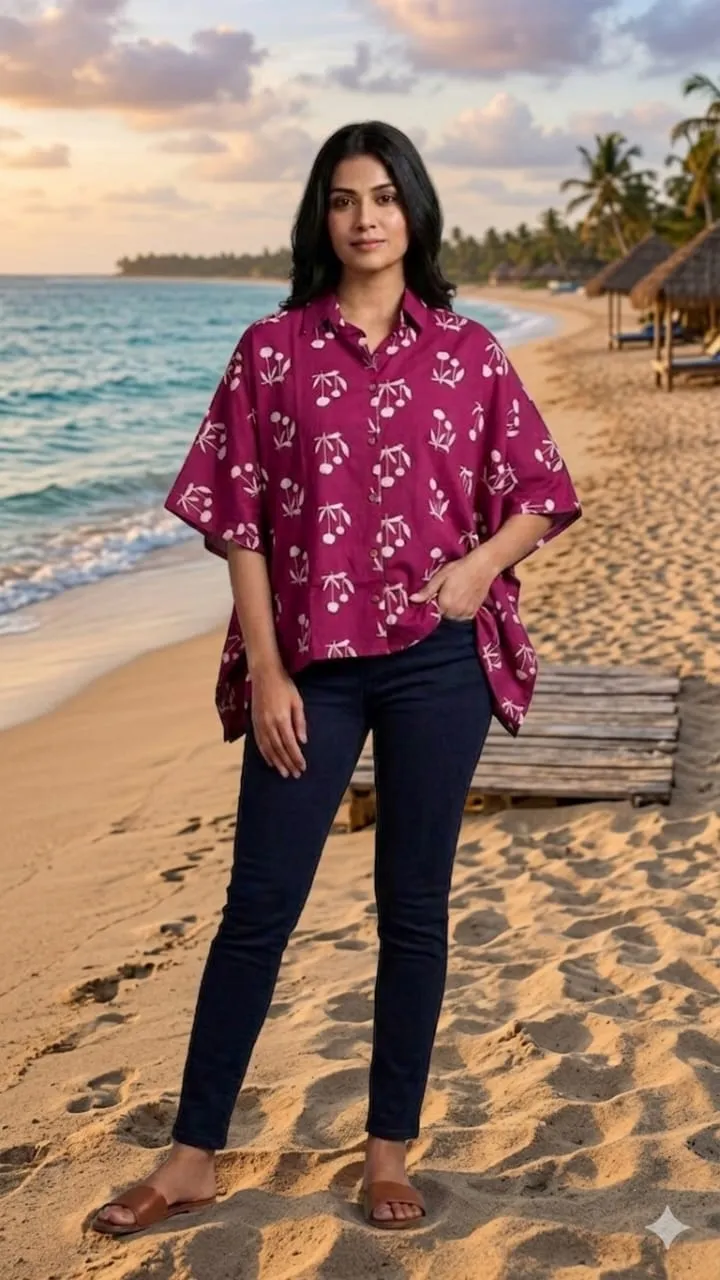 Floral Kaftan Shirt