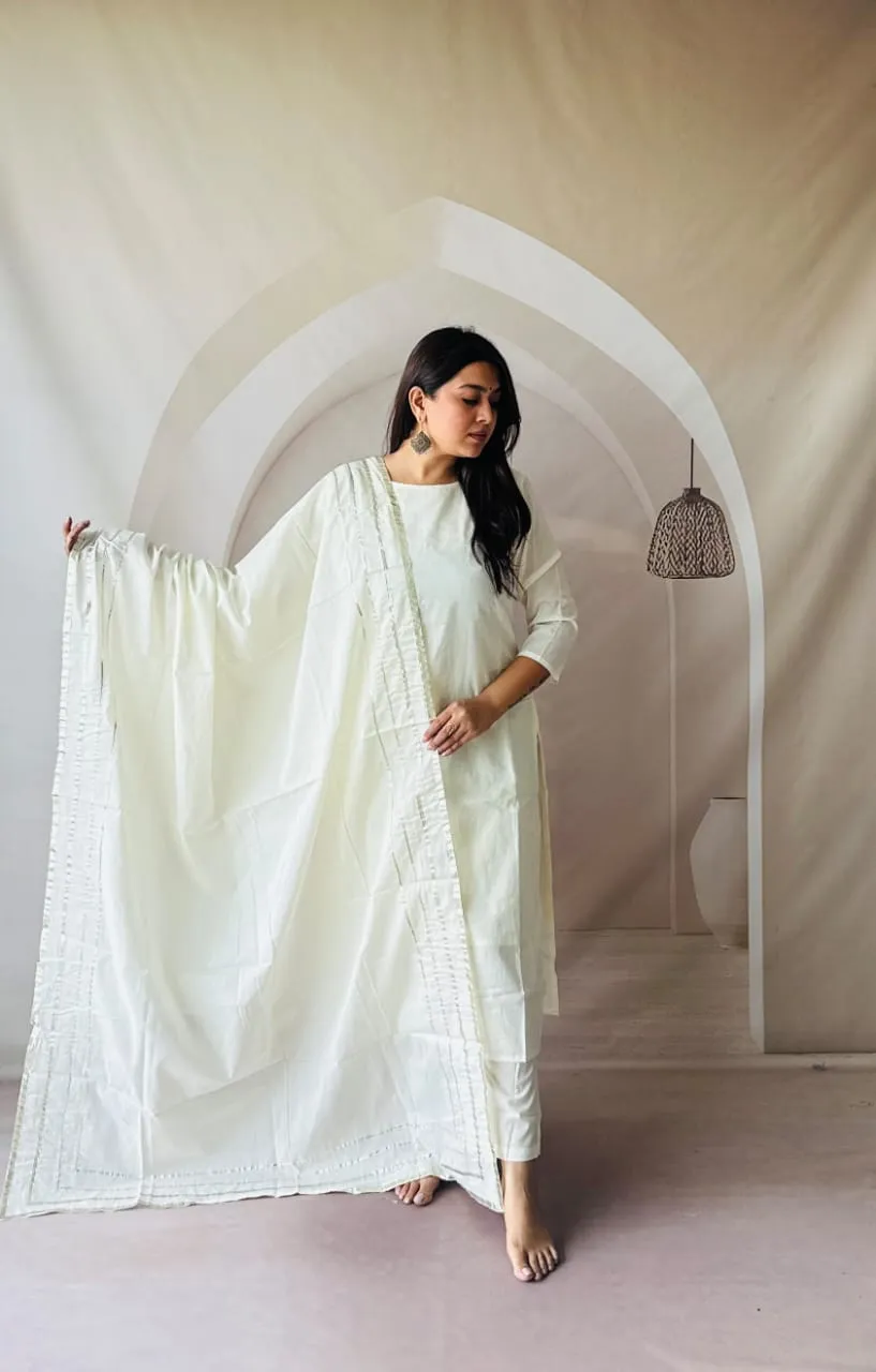 Malk cotton suit