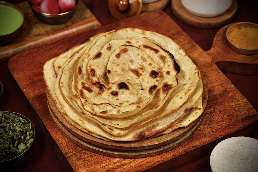 Lachha Paratha ( Whole Wheat)