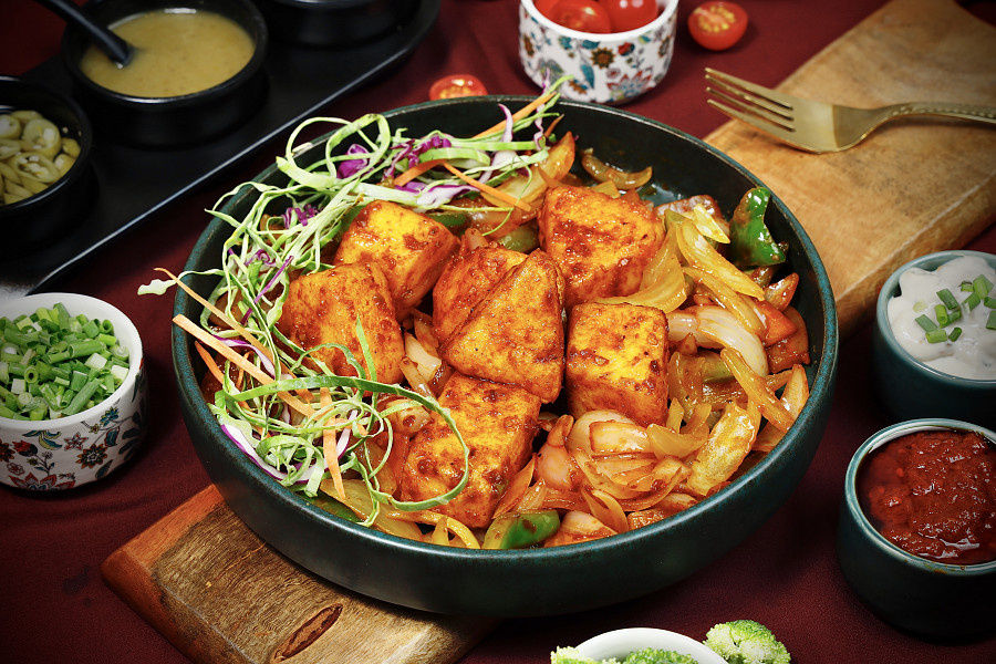 Hot Garlic Paneer Dry