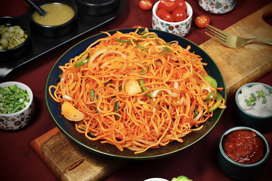Garlic Ginger Chilliy Noodles