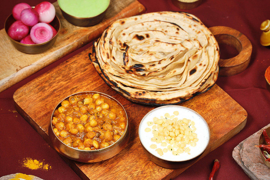 Chana Masala + Boondi Raita + Choice Of Breads