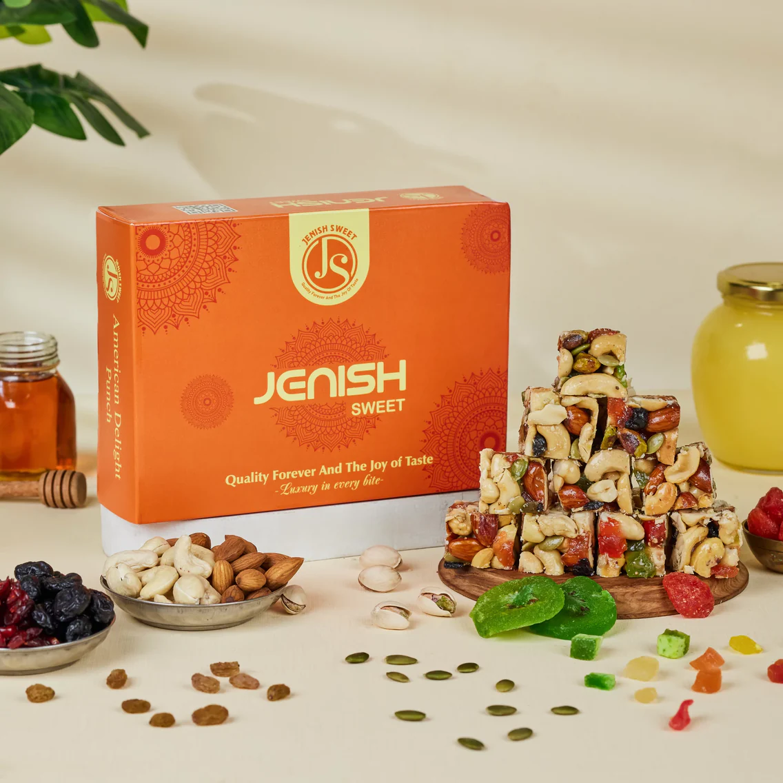 Sugar Free American Delight Punch by Jenish Sweets 