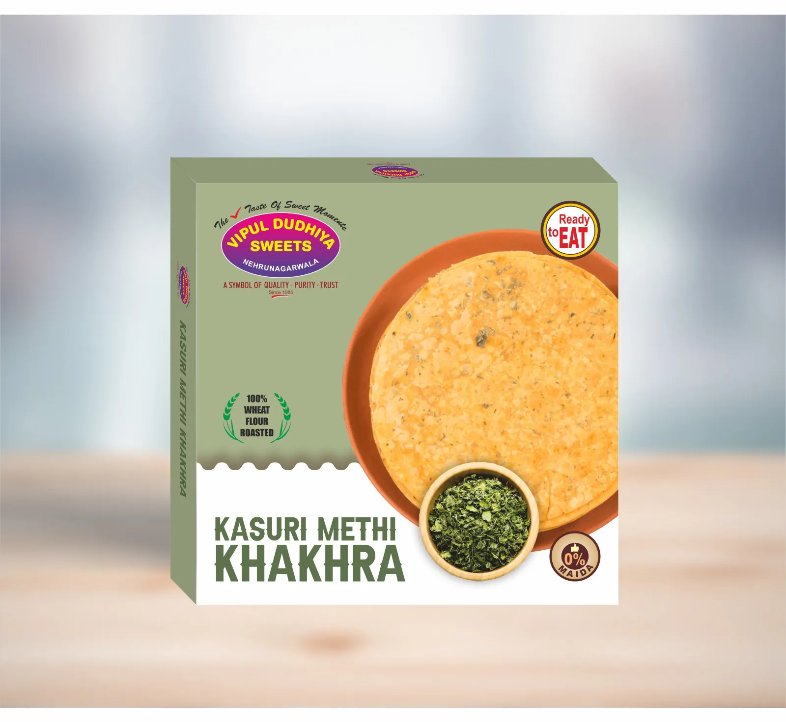 Methi Khakhra by Vipul Dudhiya