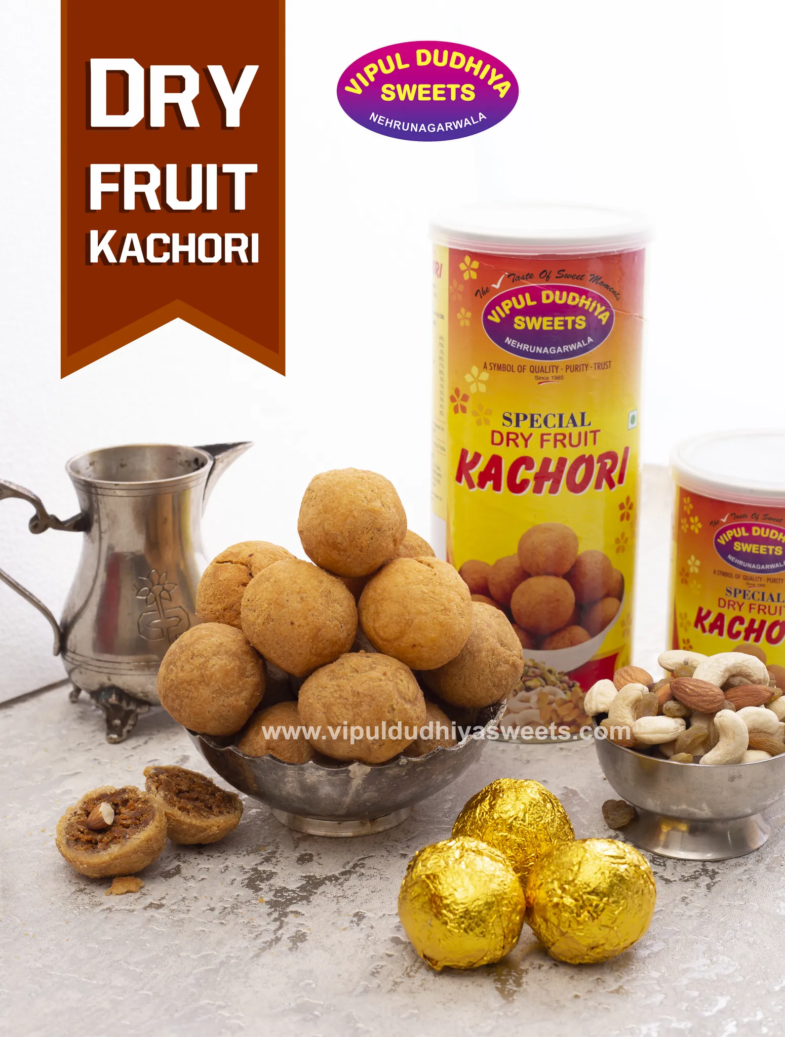 Dryfruit Kachori by Vipul Dudhiya