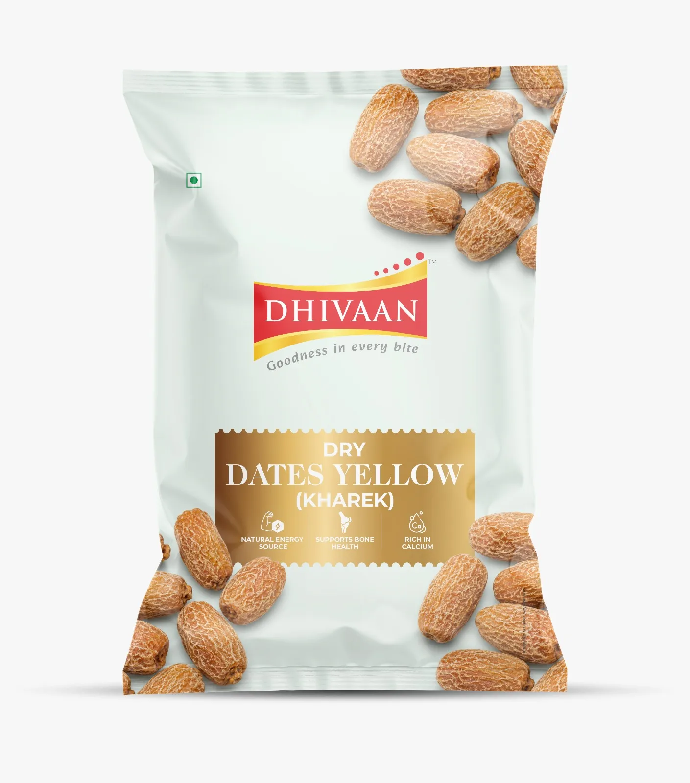Dry Dates Yellow(Kharek) by Dhivaan | 1 Kg