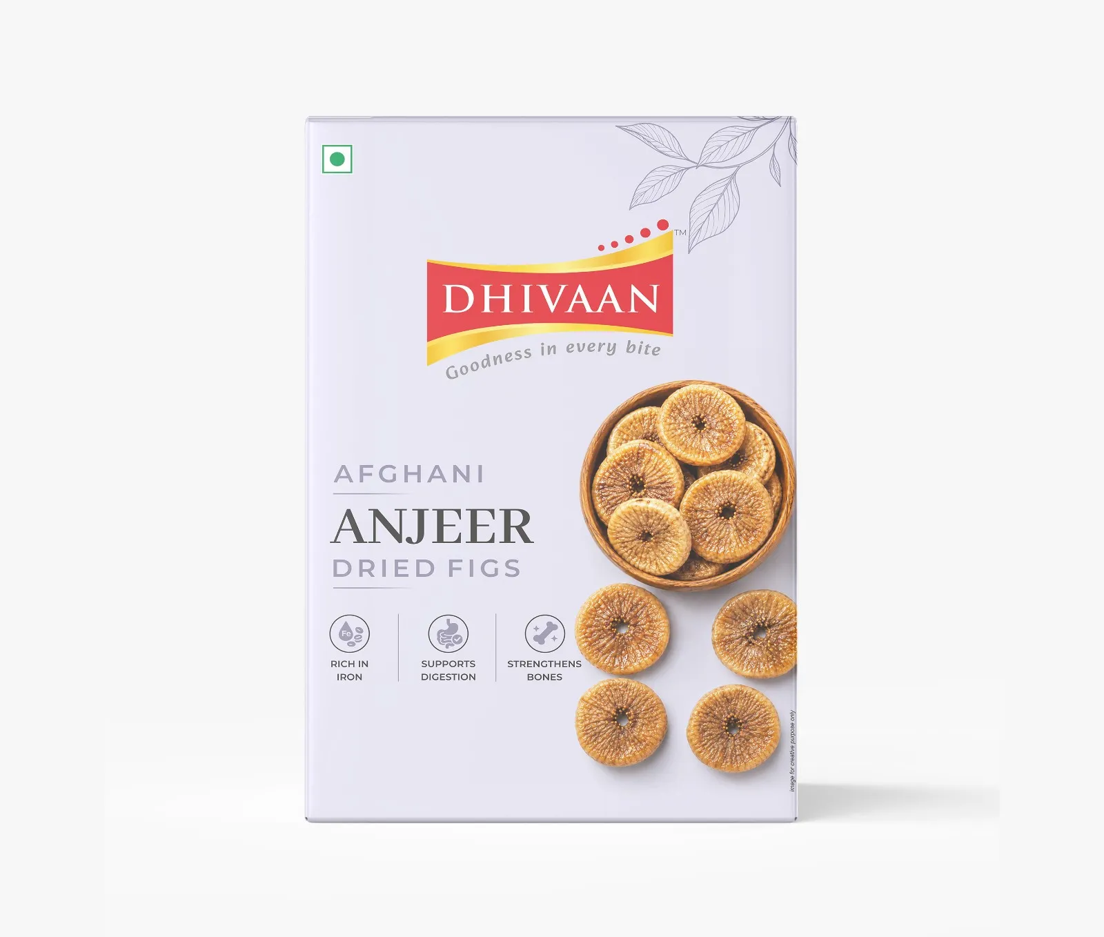 Dried Figs Afghani (Anjeer) by Dhivaan | Box Packing | 250 gms