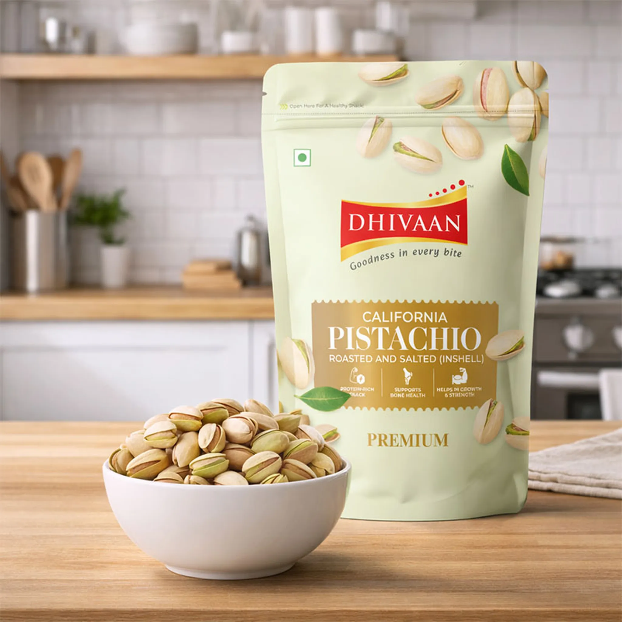 California Pistachio Salted And Roasted Inshell by Dhivaan
