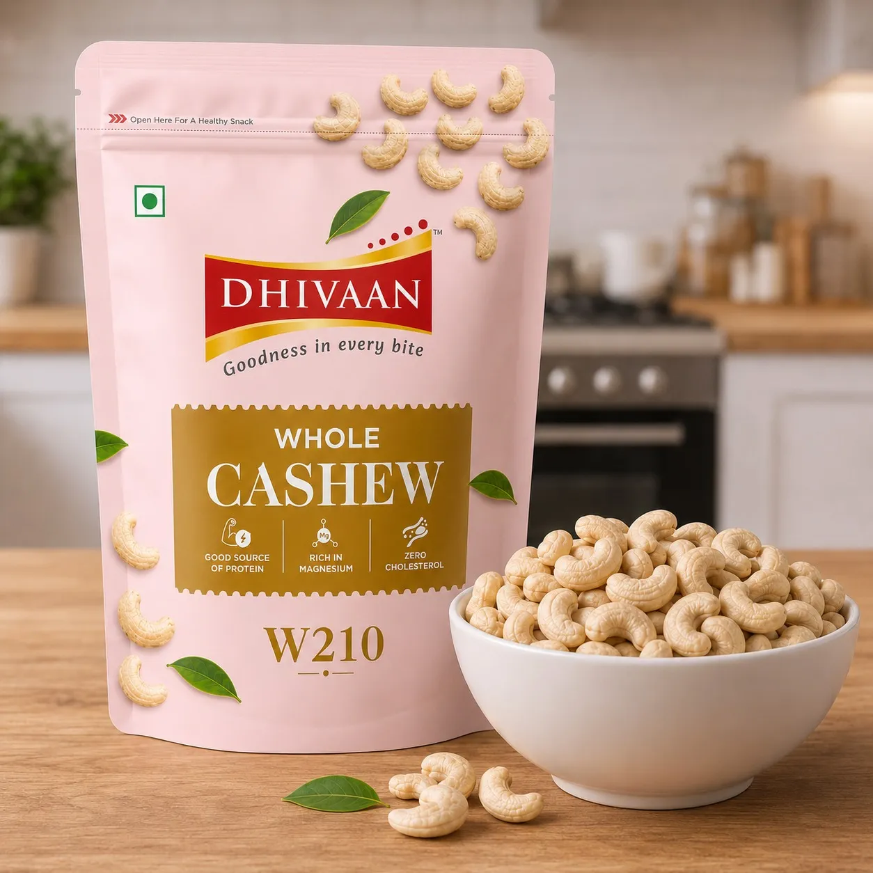 Cashew Super Jumbo W210 by Dhivaan