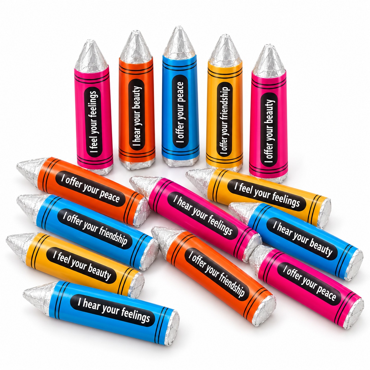 Chocolate Crayon | Dark Chocolate with Crunchy Balls | 125 gms