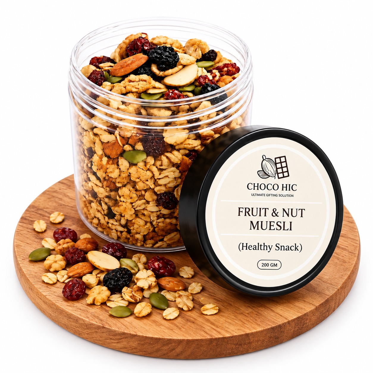 Fruit & Nut Muesli | Oats, Seeds, Almonds & Cranberries | 150 gms
