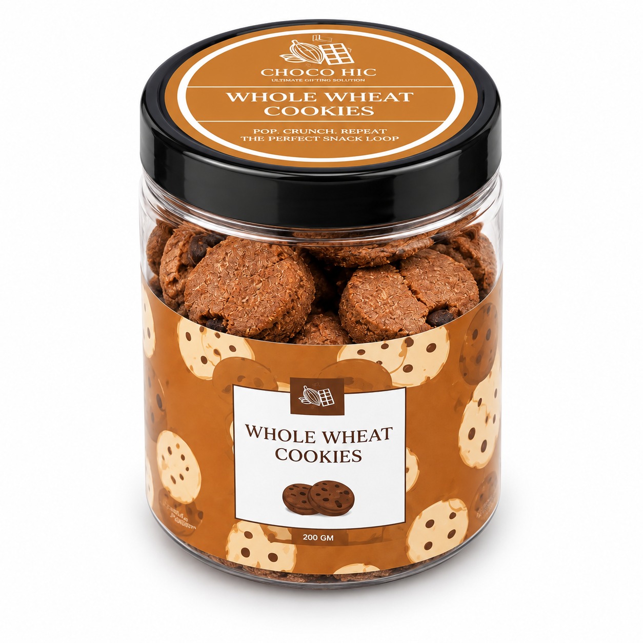 Whole Wheat Chocolate Cookies | Pure Ghee & Choco Chips | 100 gms