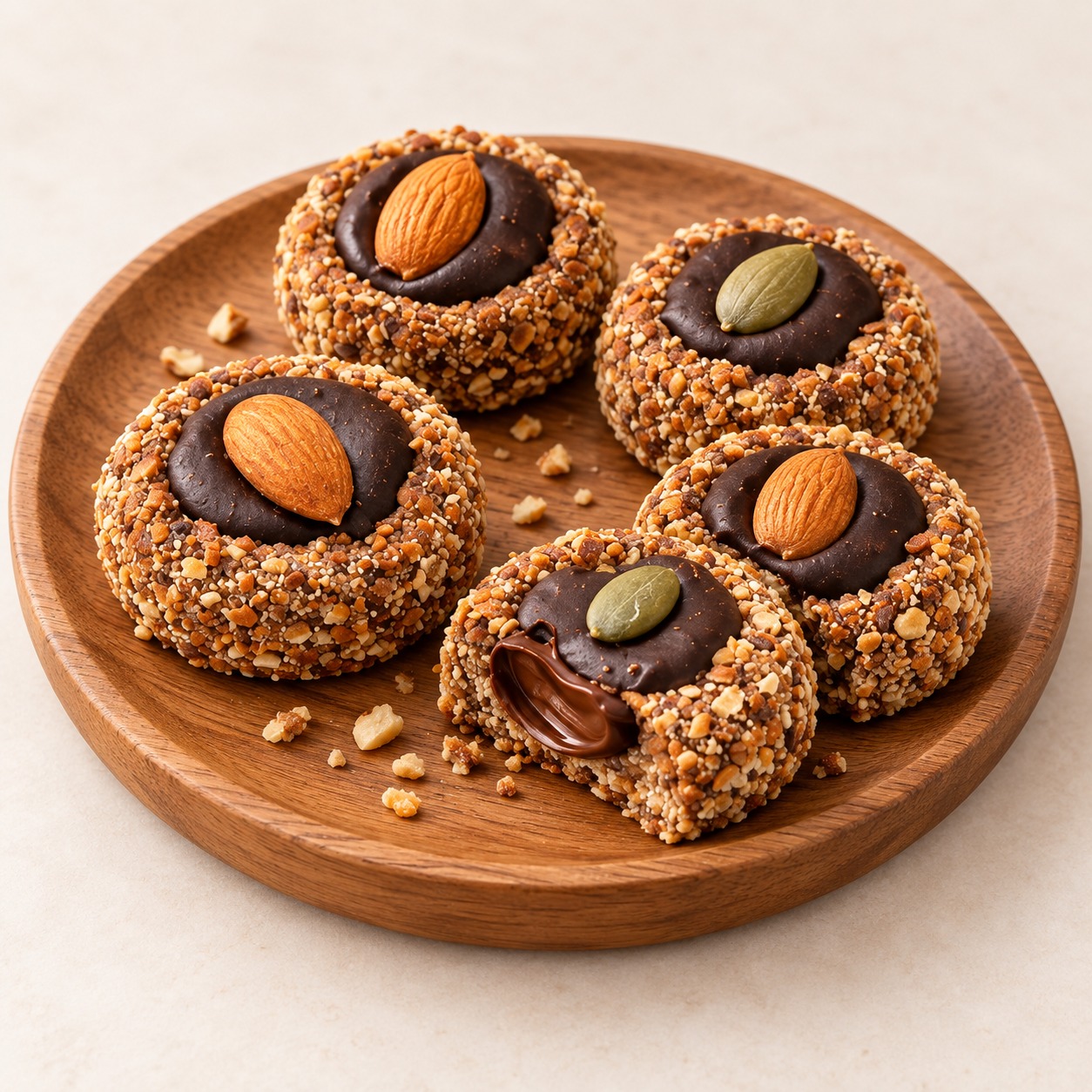 Almond Chocolate Cup | Nutella & Biscuit Crunch | 135 gms