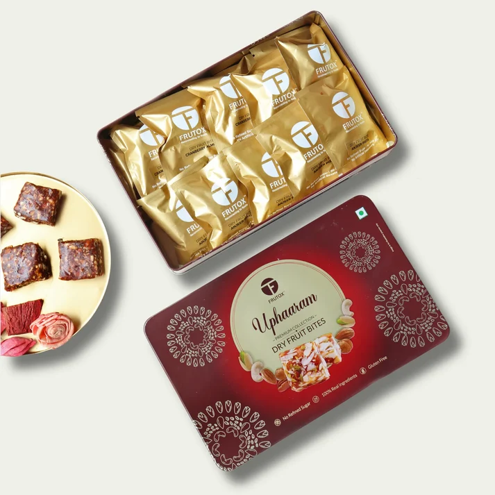 Uphaaram | Premium Assorted Date Bites Gift Box | 400 gms 