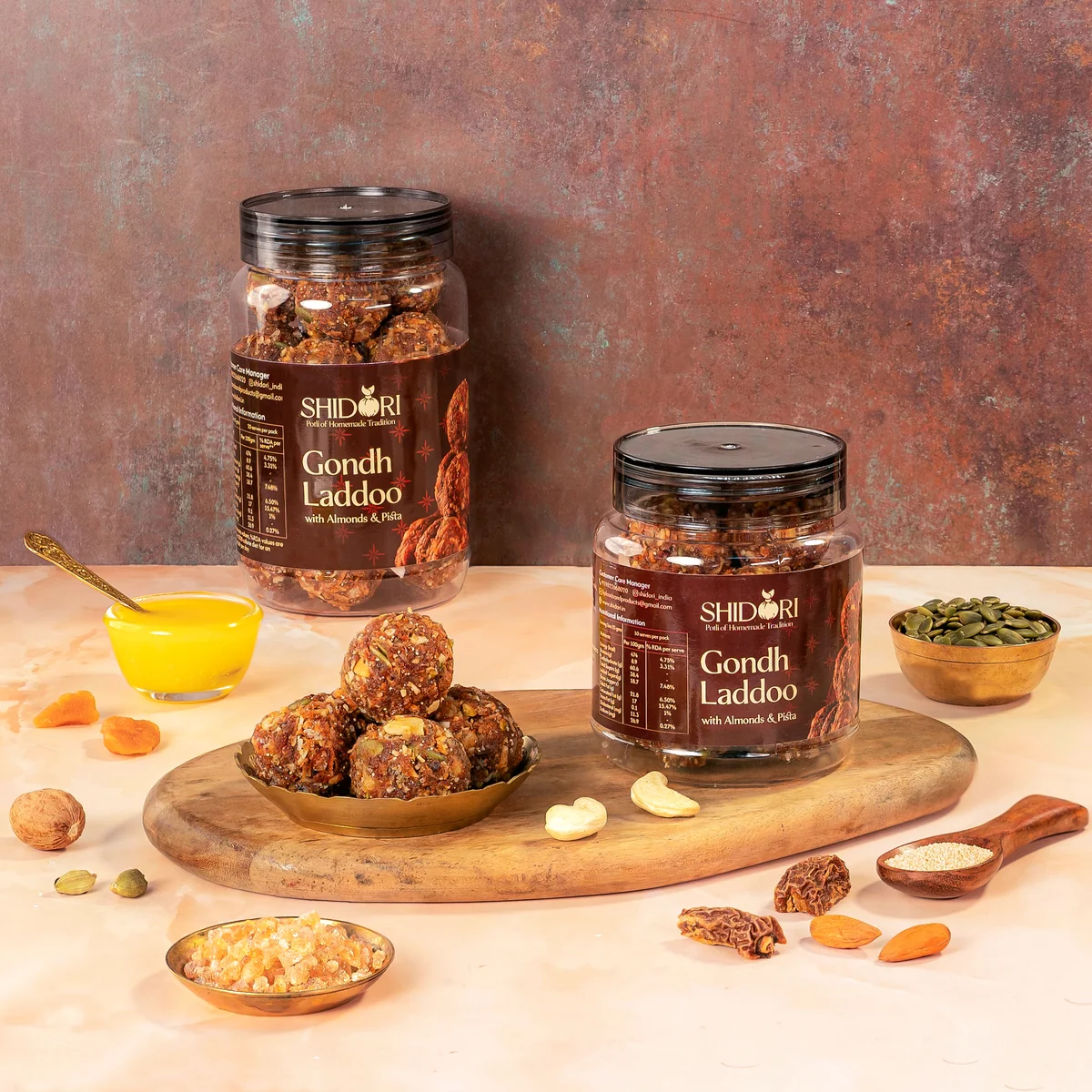 Gondh Laddoo with Dryfruits | Dink Laddoo