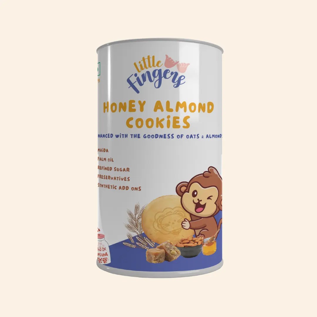 Honey Almond Cookies | Multigrain Jaggery Cookies with Oats | 150 gms